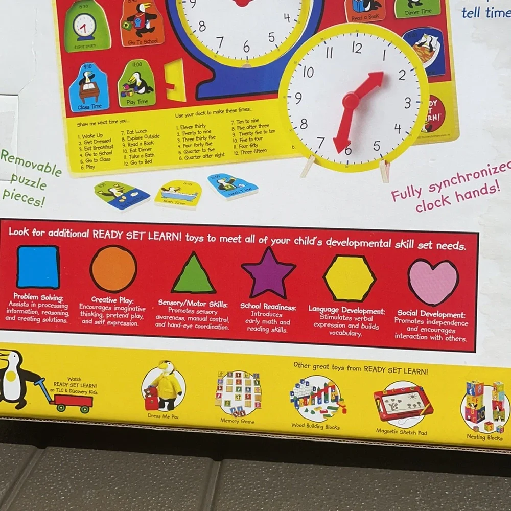 Paz’s Learning Time: What Time is it? Puzzle Ready Educational Toy - Learn - Picture 9 of 15